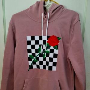 Trademark Brooklyn Cloth rose embroidered sweatshirt size M
